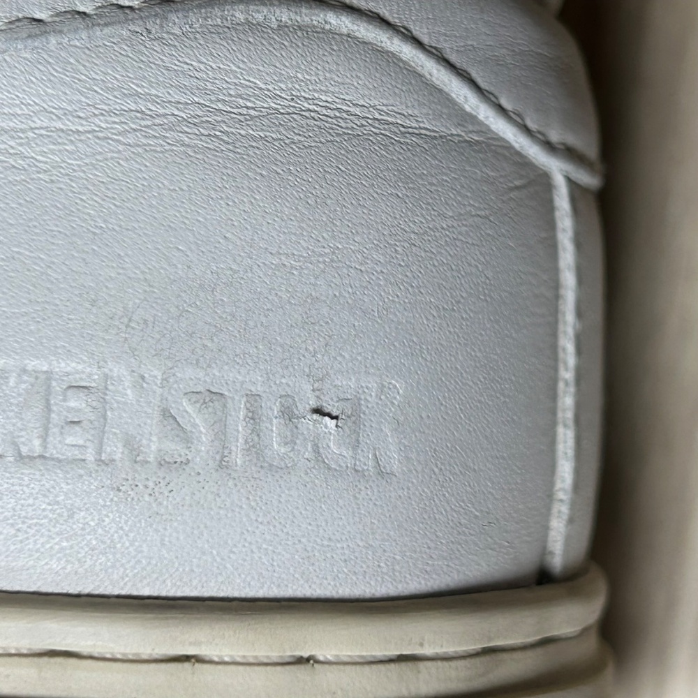 Birkenstock Bend White Lesther Sneakers Women's Size 42 US 11.5 UK 9 - Picture 9 of 10